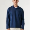 Langarm-Polo mit gesticktem Logo