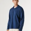 Langarm-Polo mit gesticktem Logo