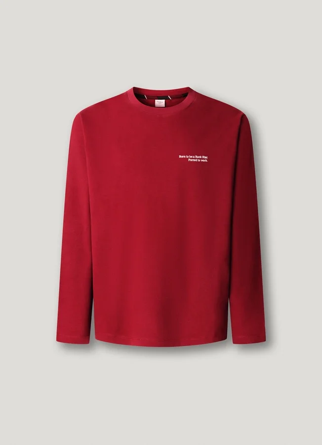 Langarm-T-Shirt in lockerer Passform Langarm-T-Shirt in lockerer Passform