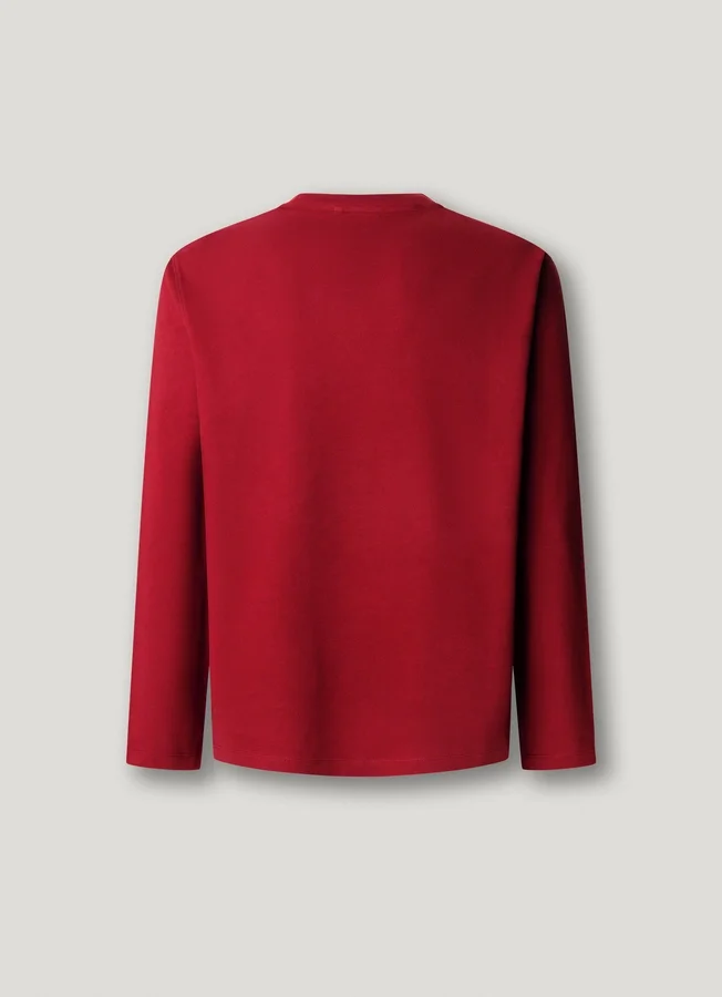 Langarm-T-Shirt in lockerer Passform Langarm-T-Shirt in lockerer Passform