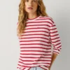 Langärmliges gestreiftes T-Shirt Langärmliges gestreiftes T-Shirt