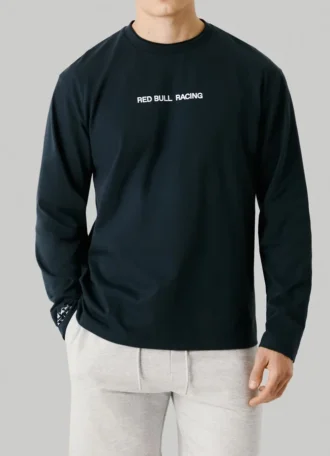 Langärmliges T-Shirt mit Logo-Print