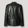 Leder-Bikerjacke