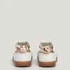 Leder-Sneaker mit Animal-Print-Details – Ball