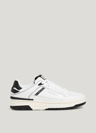 Leder-Sneaker mit Cupsole-Sohle