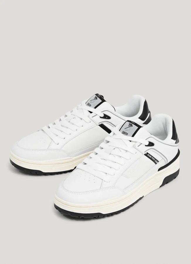 Leder-Sneaker mit Cupsole-Sohle Leder-Sneaker mit Cupsole-Sohle