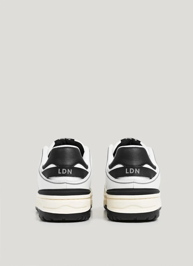 Leder-Sneaker mit Cupsole-Sohle Leder-Sneaker mit Cupsole-Sohle