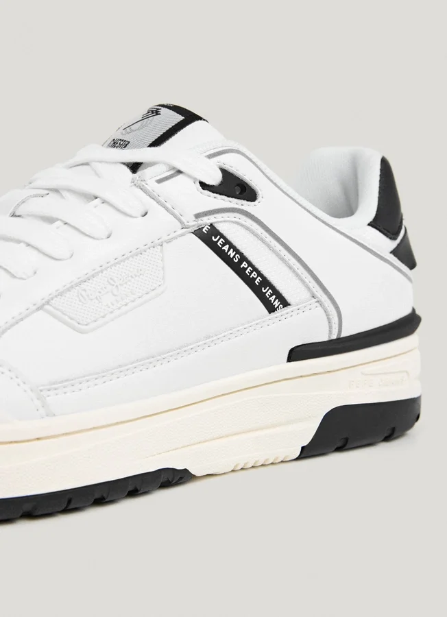 Leder-Sneaker mit Cupsole-Sohle Leder-Sneaker mit Cupsole-Sohle