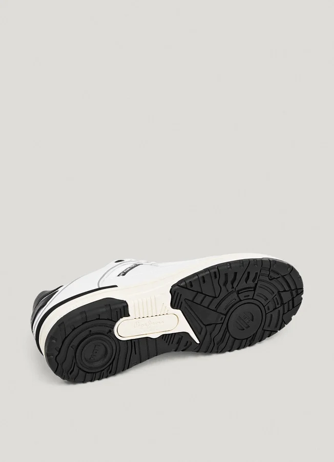 Leder-Sneaker mit Cupsole-Sohle Leder-Sneaker mit Cupsole-Sohle