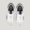 Leder-Sneaker mit Glitzer-Details Leder-Sneaker mit Glitzer-Details