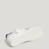 Leder-Sneaker mit Glitzer-Details Leder-Sneaker mit Glitzer-Details