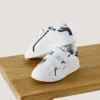 Leder-Sneaker mit Klettverschluss
