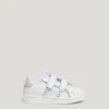 Leder-Sneaker mit Klettverschluss Leder-Sneaker mit Klettverschluss