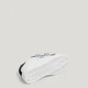 Leder-Sneaker mit Klettverschluss