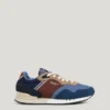 Leder-Sneaker mit Wildlederdetails – London Leder-Sneaker mit Wildlederdetails – London