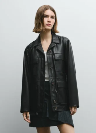 Lederjacke