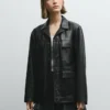 Lederjacke