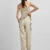 Leinenhose mit weitem Bein Leinenhose mit weitem Bein