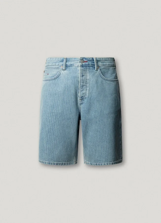 Locker sitzende Jeansshorts Locker sitzende Jeansshorts