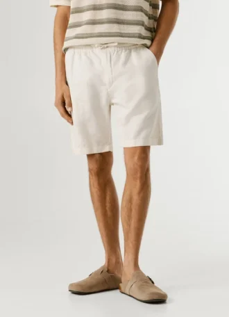 Lässige Leinen-Shorts