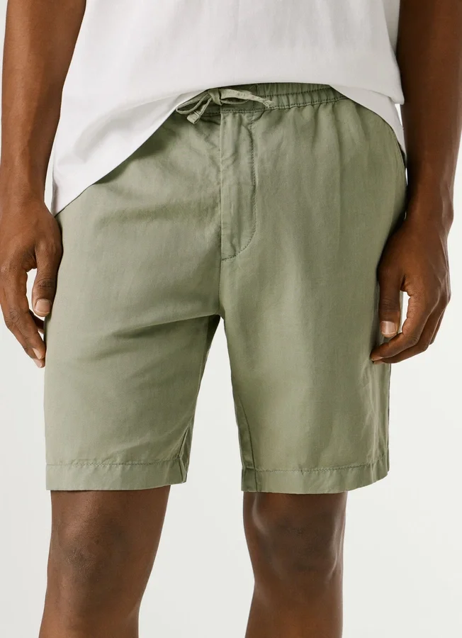 Lässige Leinen-Shorts Lässige Leinen-Shorts