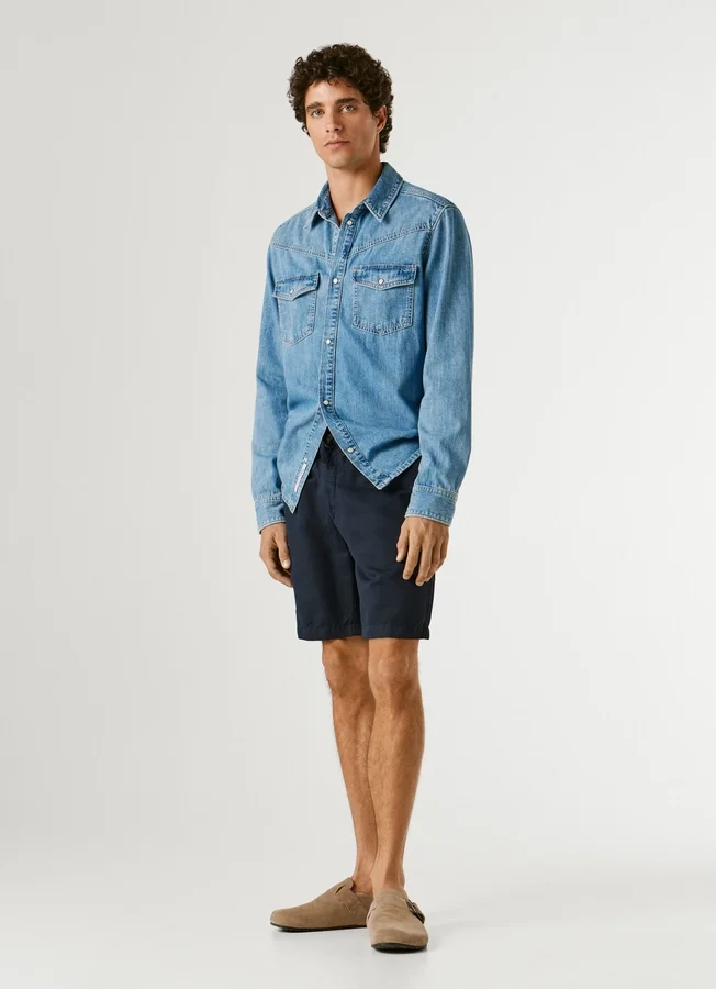 Lässige Leinen-Shorts Lässige Leinen-Shorts