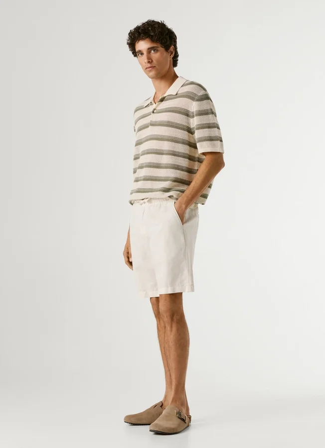 Lässige Leinen-Shorts Lässige Leinen-Shorts