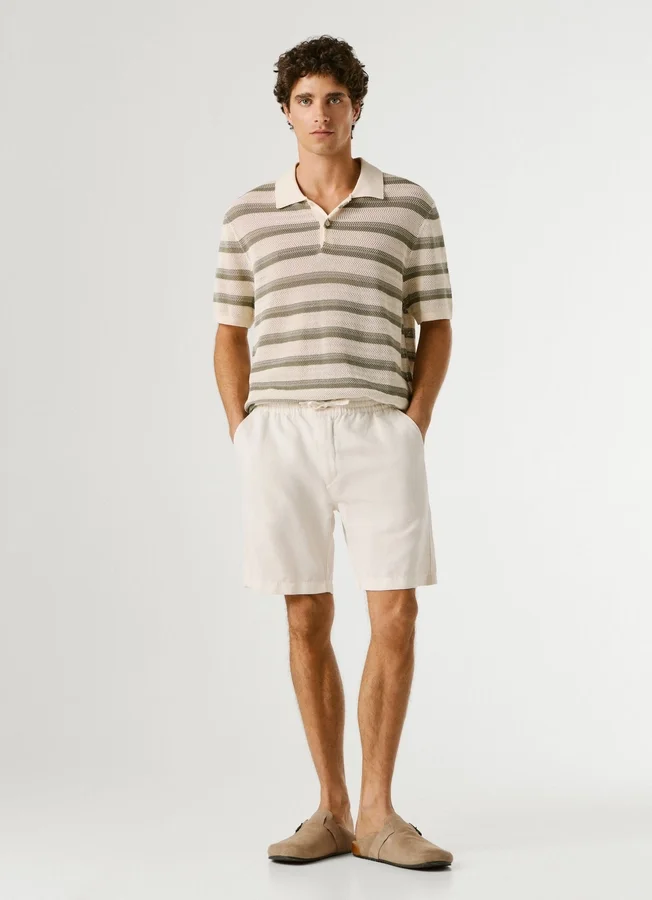Lässige Leinen-Shorts Lässige Leinen-Shorts