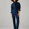Maxi-Jumpsuit aus Denim in Regular-Fit Maxi-Jumpsuit aus Denim in Regular-Fit