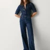 Maxi-Jumpsuit aus Denim in Regular-Fit Maxi-Jumpsuit aus Denim in Regular-Fit