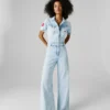 Maxi-Jumpsuit aus Denim in Regular-Fit Maxi-Jumpsuit aus Denim in Regular-Fit