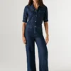 Maxi-Jumpsuit aus Denim in Regular-Fit Maxi-Jumpsuit aus Denim in Regular-Fit