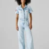 Maxi-Jumpsuit aus Denim in Regular-Fit Maxi-Jumpsuit aus Denim in Regular-Fit
