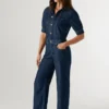 Maxi-Jumpsuit aus Denim in Regular-Fit Maxi-Jumpsuit aus Denim in Regular-Fit