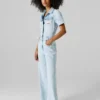 Maxi-Jumpsuit aus Denim in Regular-Fit Maxi-Jumpsuit aus Denim in Regular-Fit