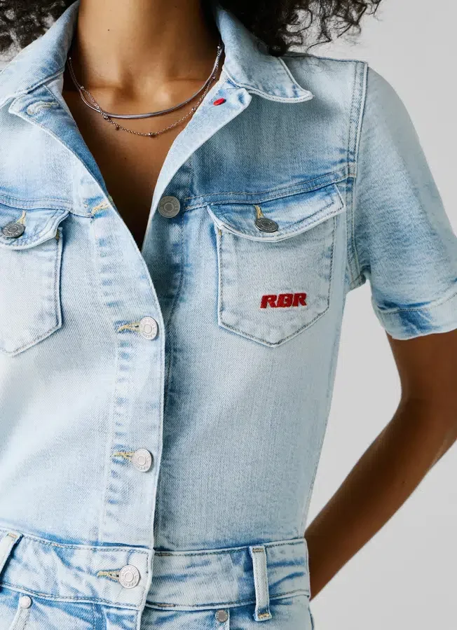 Maxi-Jumpsuit aus Denim in Regular-Fit Maxi-Jumpsuit aus Denim in Regular-Fit