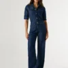 Maxi-Jumpsuit aus Denim in Regular-Fit Maxi-Jumpsuit aus Denim in Regular-Fit