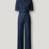 Maxi-Jumpsuit aus Denim in Regular-Fit Maxi-Jumpsuit aus Denim in Regular-Fit