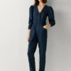 Maxi-Jumpsuit mit V-Ausschnitt Maxi-Jumpsuit mit V-Ausschnitt
