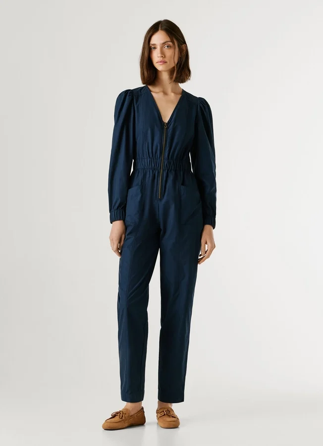 Maxi-Jumpsuit mit V-Ausschnitt Maxi-Jumpsuit mit V-Ausschnitt