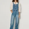 Maxi-Latzhose aus Denim in Regular-Fit Maxi-Latzhose aus Denim in Regular-Fit