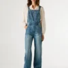 Maxi-Latzhose aus Denim in Regular-Fit Maxi-Latzhose aus Denim in Regular-Fit