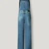 Maxi-Latzhose aus Denim in Regular-Fit Maxi-Latzhose aus Denim in Regular-Fit