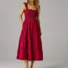 Maxikleid aus Popeline