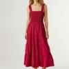 Maxikleid aus Popeline
