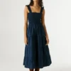 Maxikleid aus Popeline