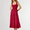 Maxikleid aus Popeline