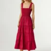 Maxikleid aus Popeline