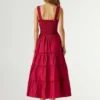 Maxikleid aus Popeline