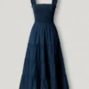 Maxikleid aus Popeline